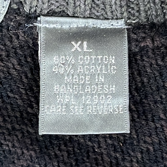 Oscar De La Renta Cardigan Sweater Full Zip Elbow Patches Pockets size XL - Picture 12 of 14